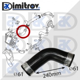 Маркуч турбо Seat Cordoba Ibiza Skoda Fabia Volkswagen Polo